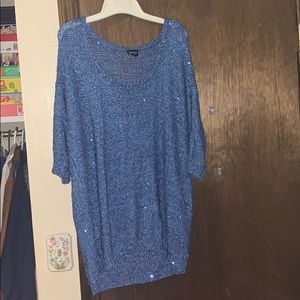BEAUTIFUL FORM FITTING TORRID SPARKLE SWEATER
